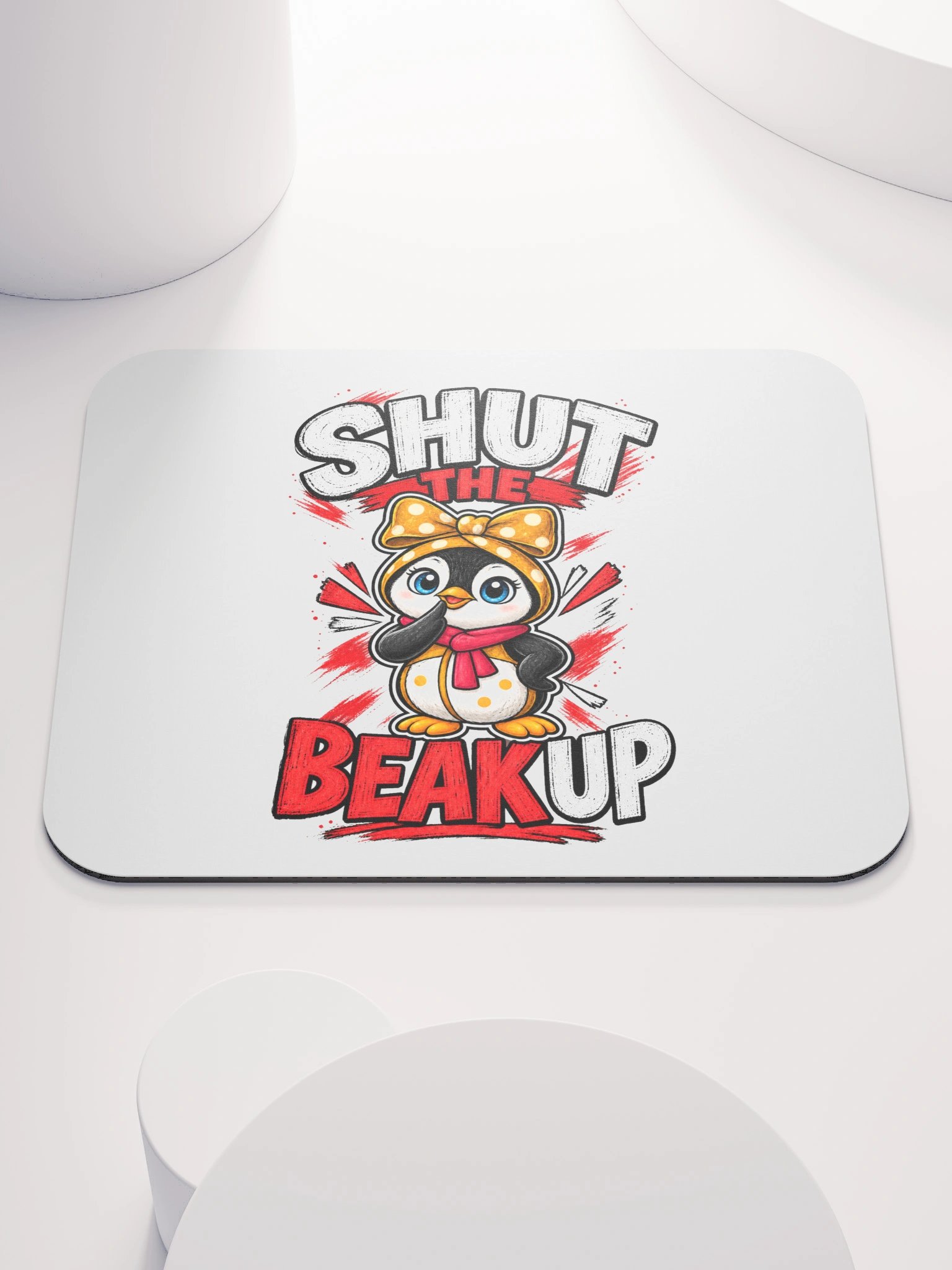 Lulu Shut The Beak Up Mouse Pad product image (1)