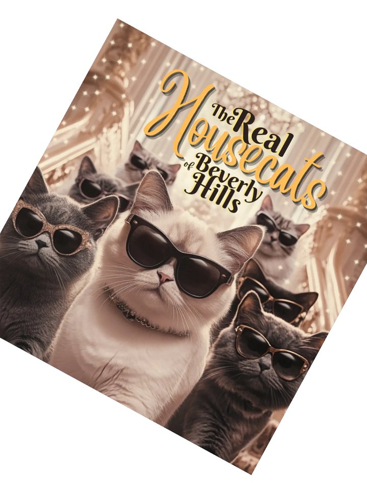 The Real Housecats: Square Sticker product image (2)