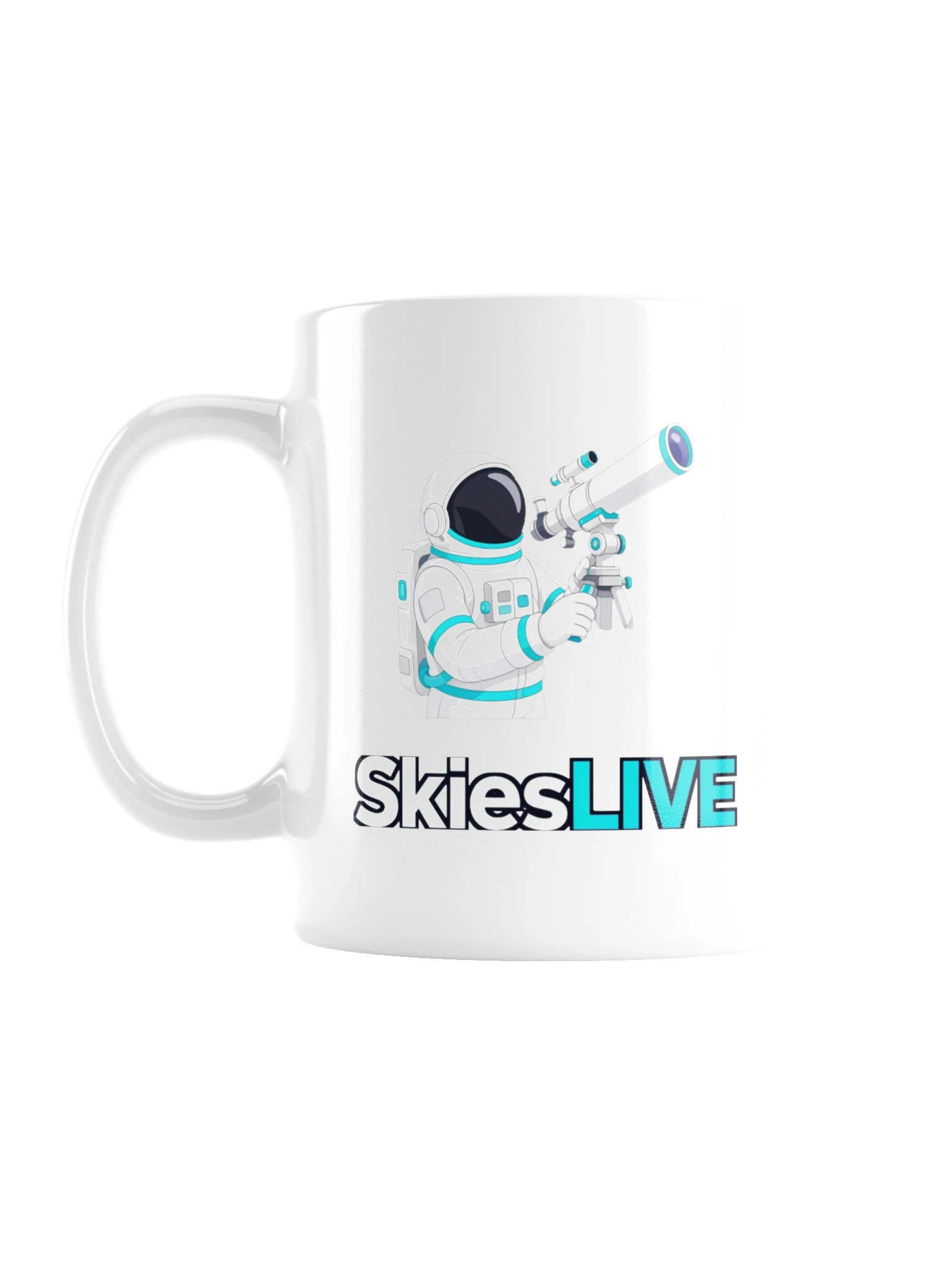 SkiesLIVE Astronaut Mug (White) product image (1)