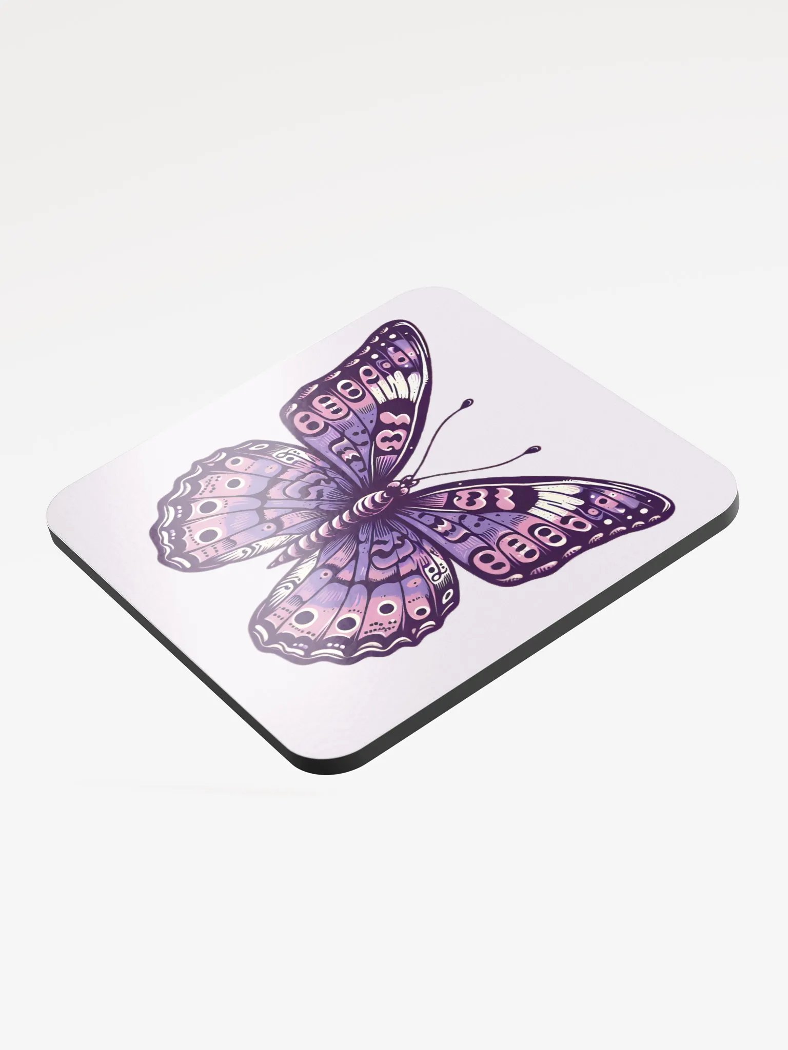 Purple Emperor Butterfly Cork Coaster product image (3)