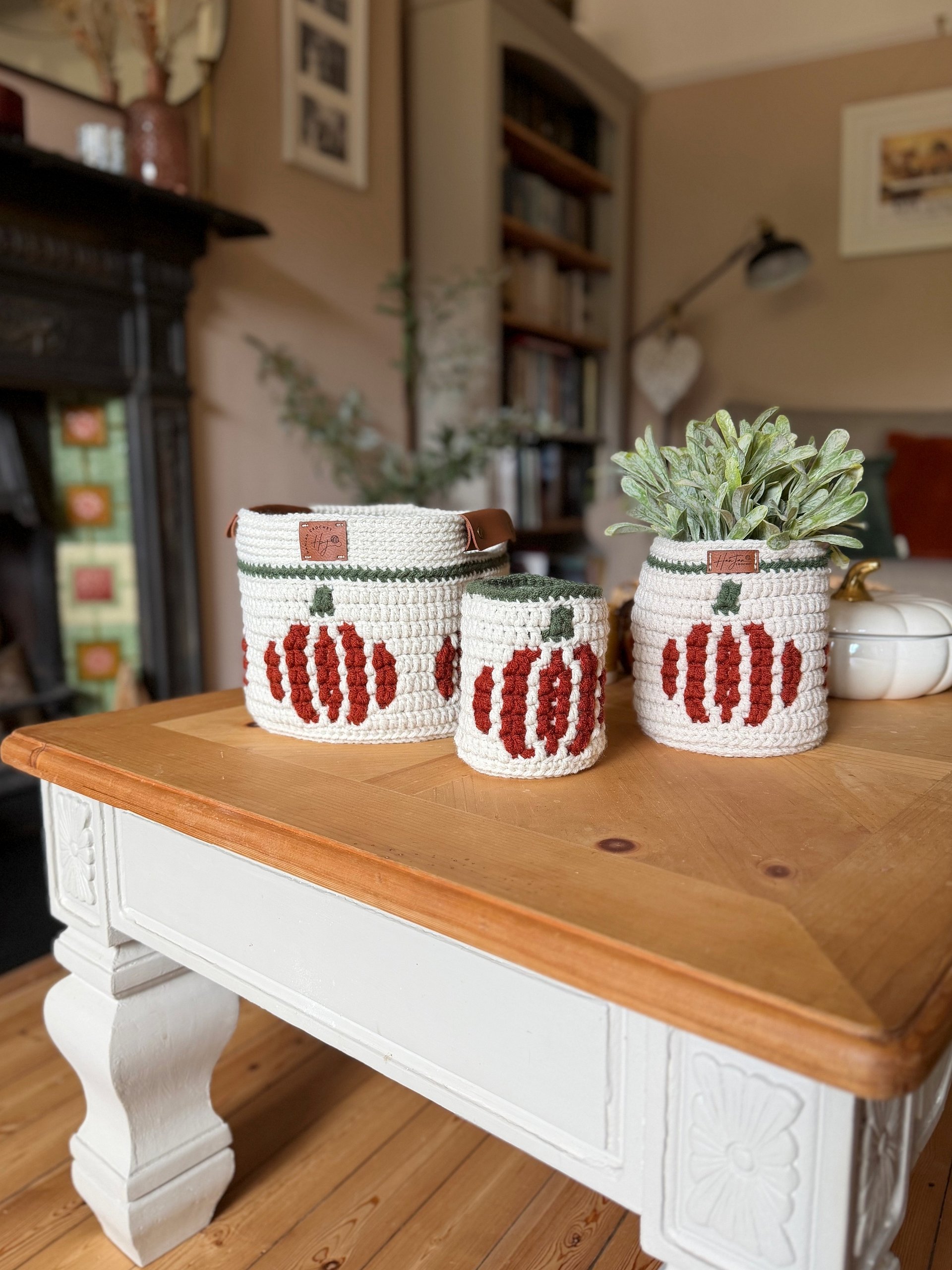 Pumpkin Crochet Baskets Pattern product image (1)