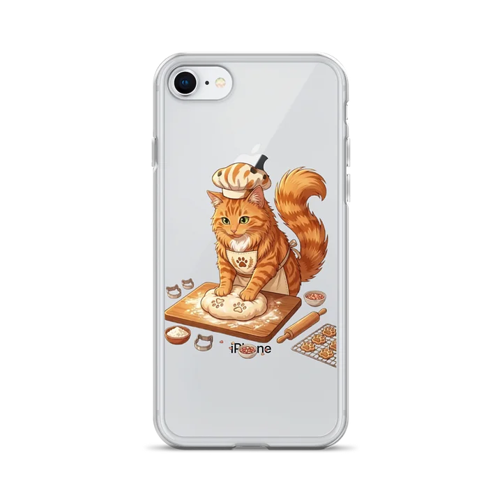 Baker Cat clear phone case product image (28)