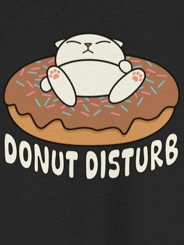 Donut Disturb Cat - Unisex Youth Sweatshirt product image (1)