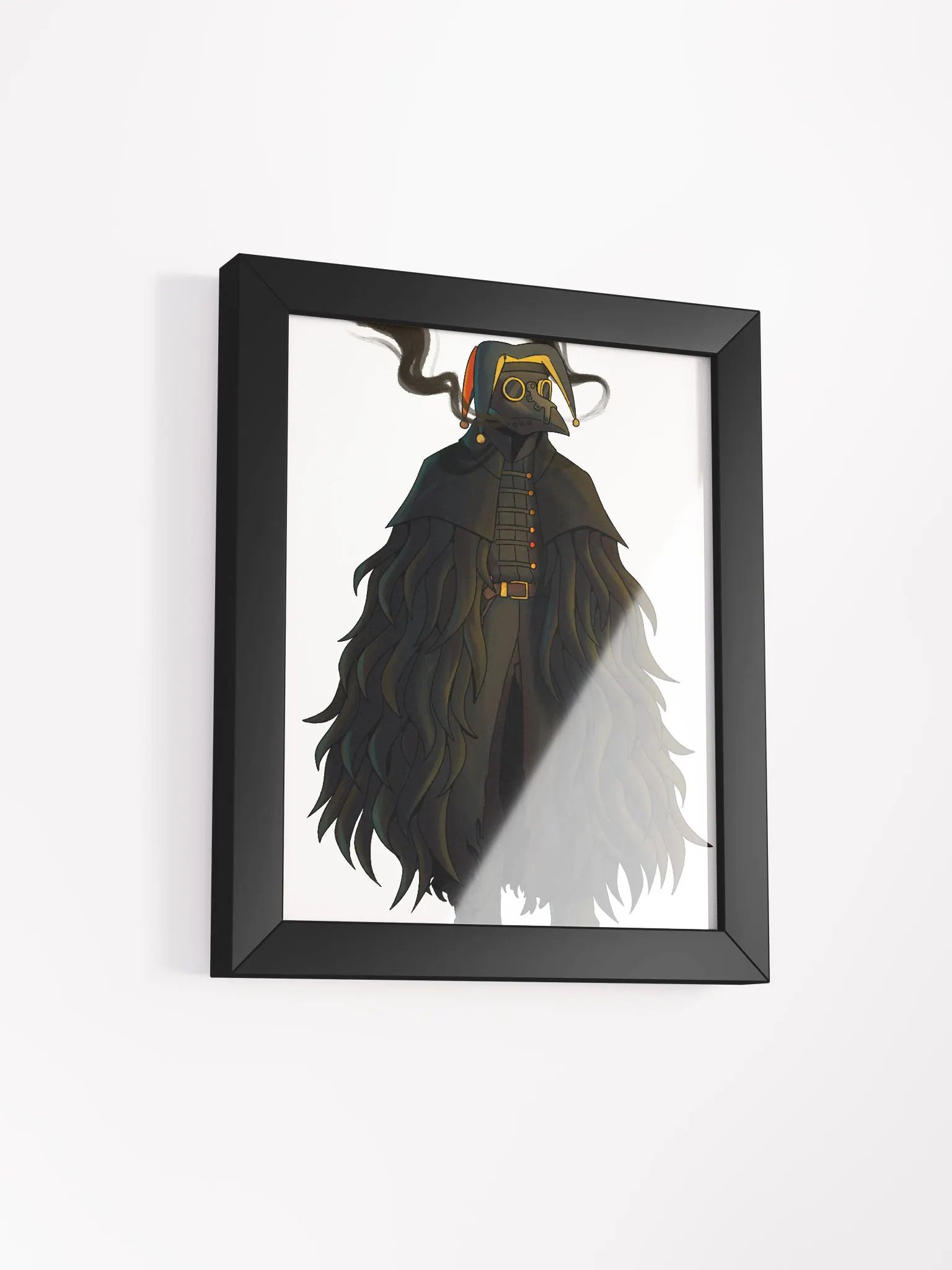 Plague Jester Smoke Framed Poster (Many Sizes!) product image (2)