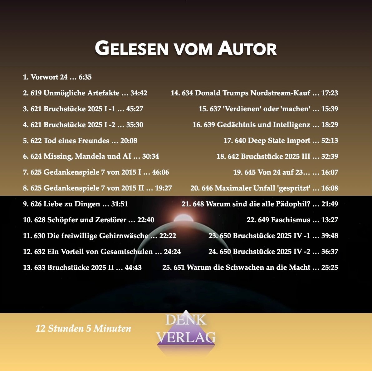 Gedankenspiele 24 - Hörbuch CD product image (3)