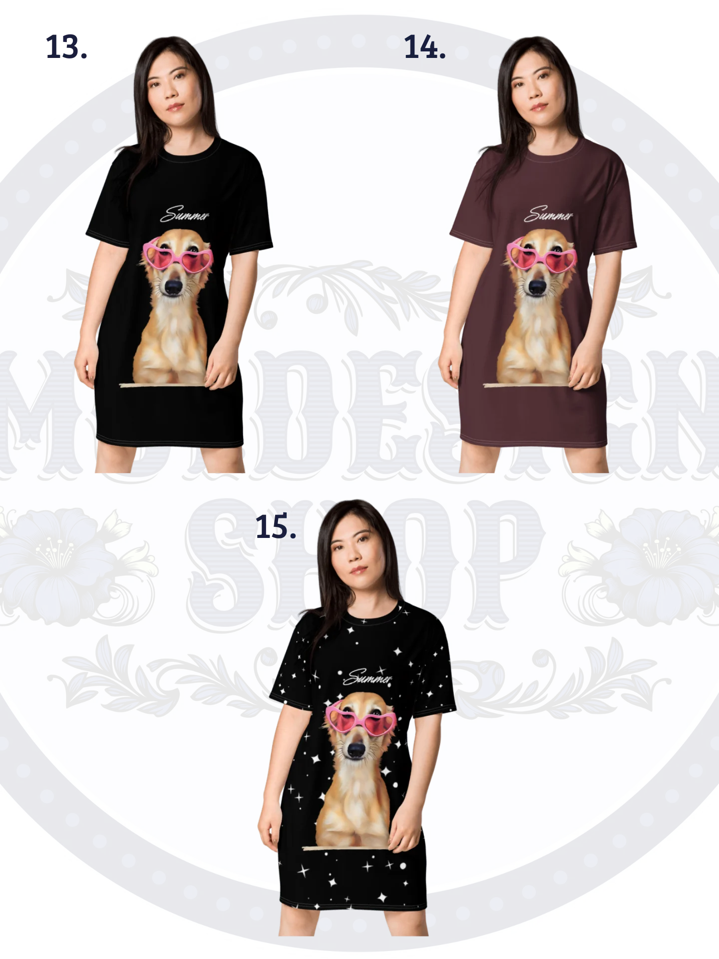 YOUR BEST FRIEND! / PERSONALIZED T-SHIRT DRESS product image (11)