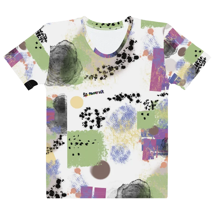 Women's Poly Crew Neck Tee 'Cool Tones' product image (1)