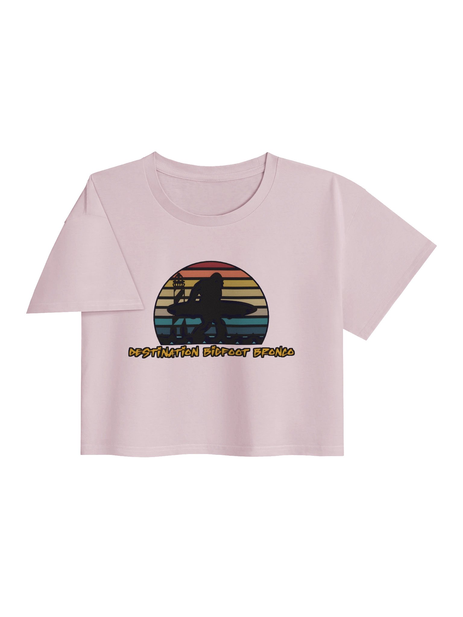 Destination Bigfoot Bronco Classic Logo Women's Crop Top (Multiple Colors Available) product image (5)
