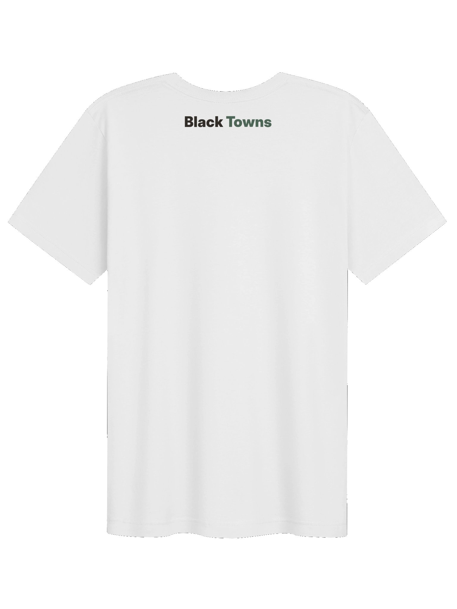Black Towns Tee — White product image (2)