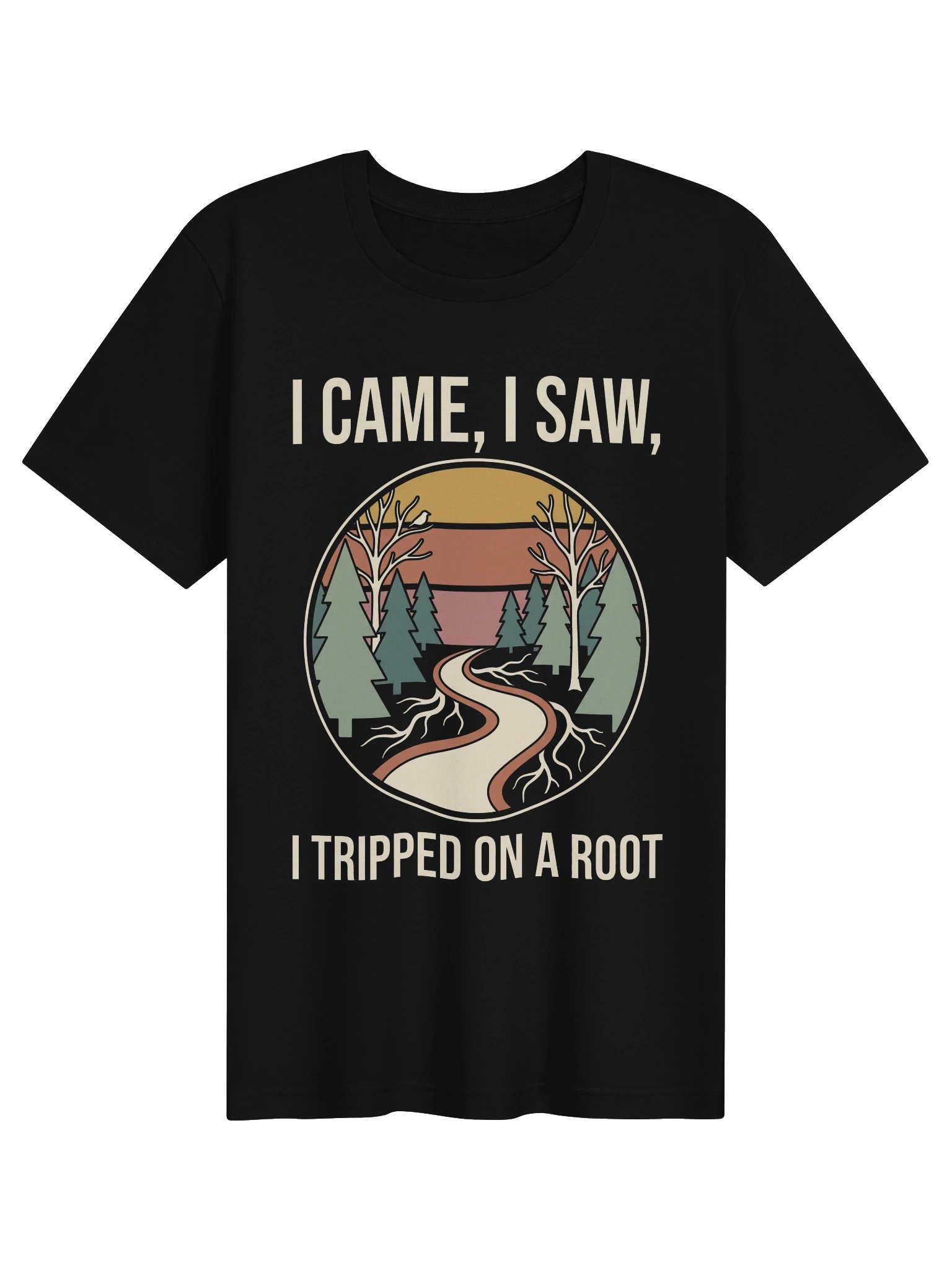 I Tripped On A Root T-Shirt | Funny Retro Hiking Tee product image (1)