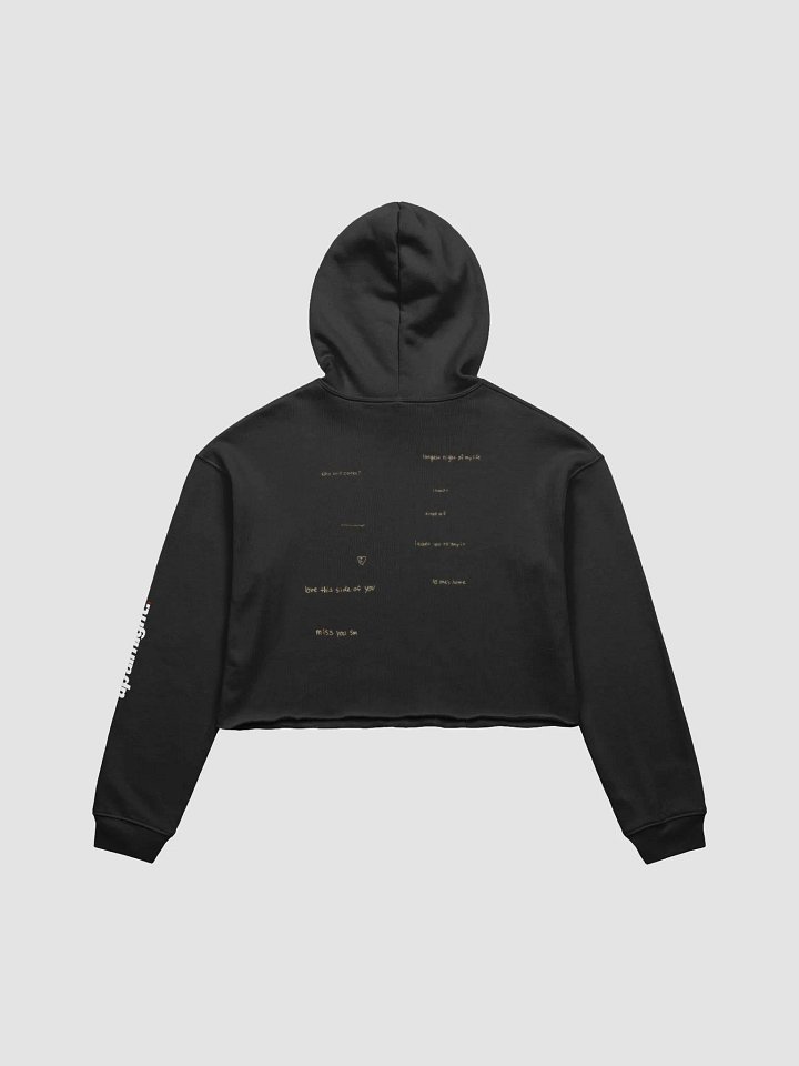 up all night. Women's Crop Hoodie product image (6)