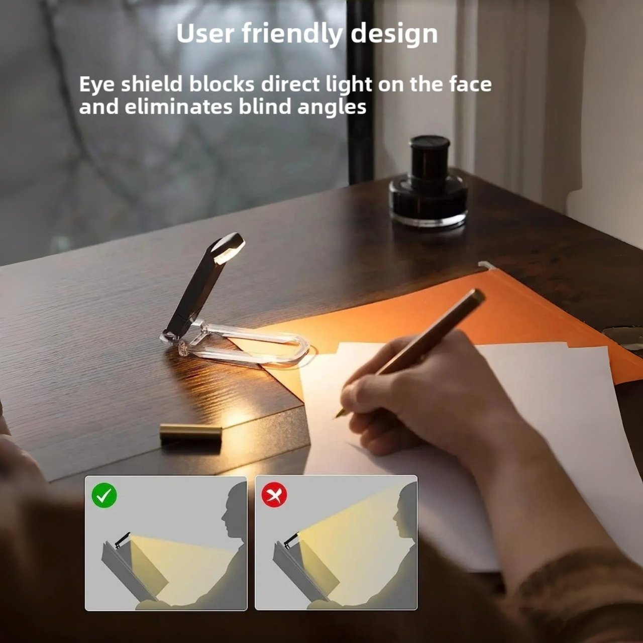 Flexible Clip-On LED Book Light | USB Rechargeable product image (6)