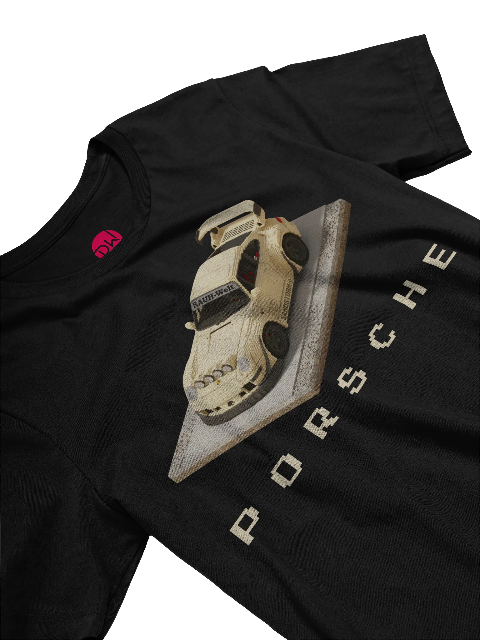 Sandstorm Beige Porsche 993 RWB "Sandstorm" Rauh-Welt Begriff Shirt (Pixel, Retro, Minecraft) product image (20)