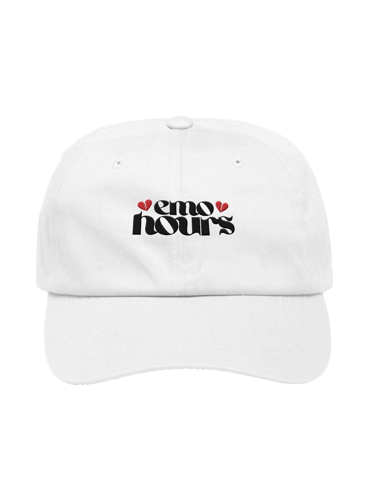 Emo Hours (Embroidered) - Dark Text Cap product image (17)