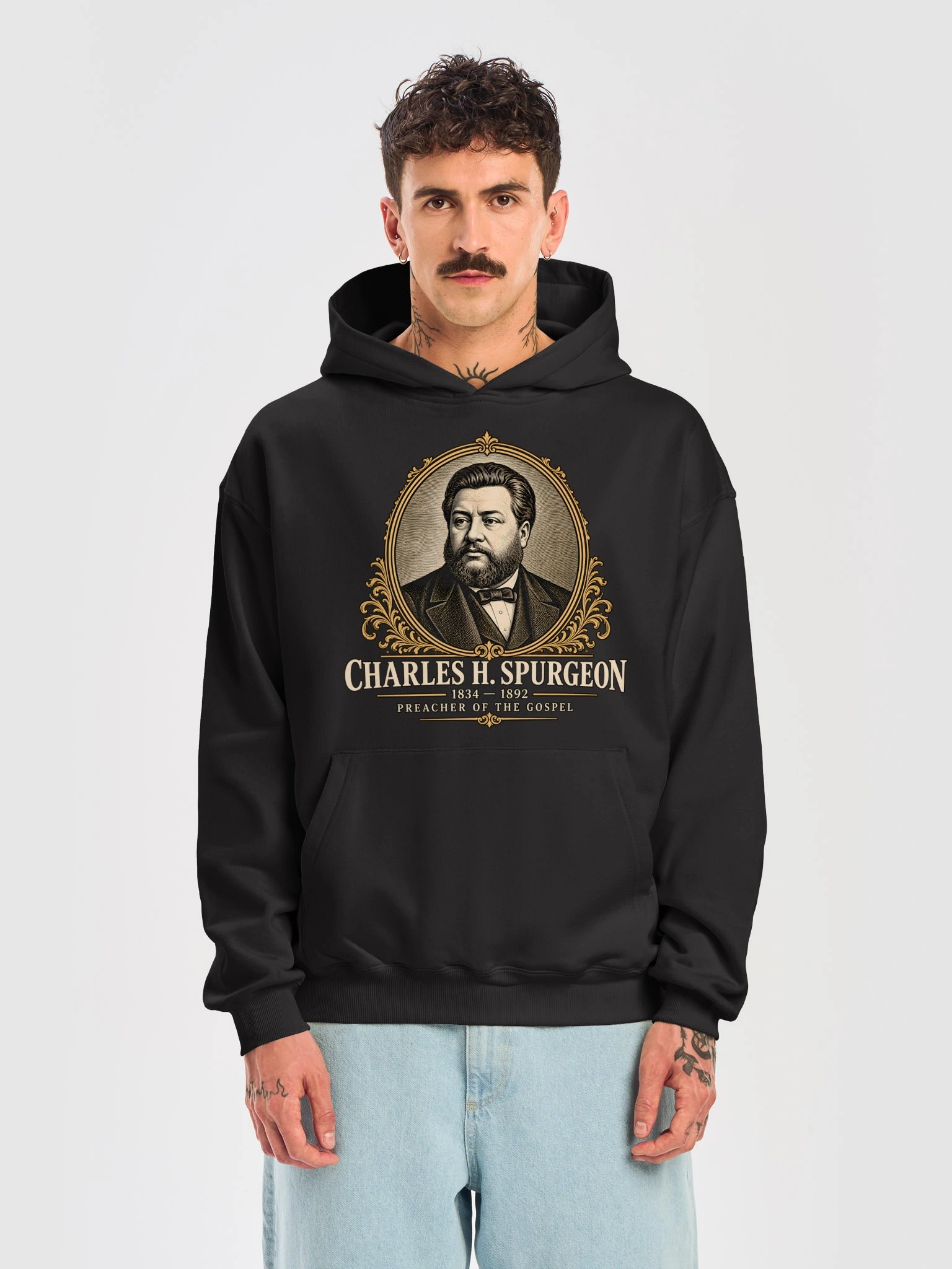 Charles H. Spurgeon – All of Grace Vintage Christian Hoody | Theology Today product image (18)