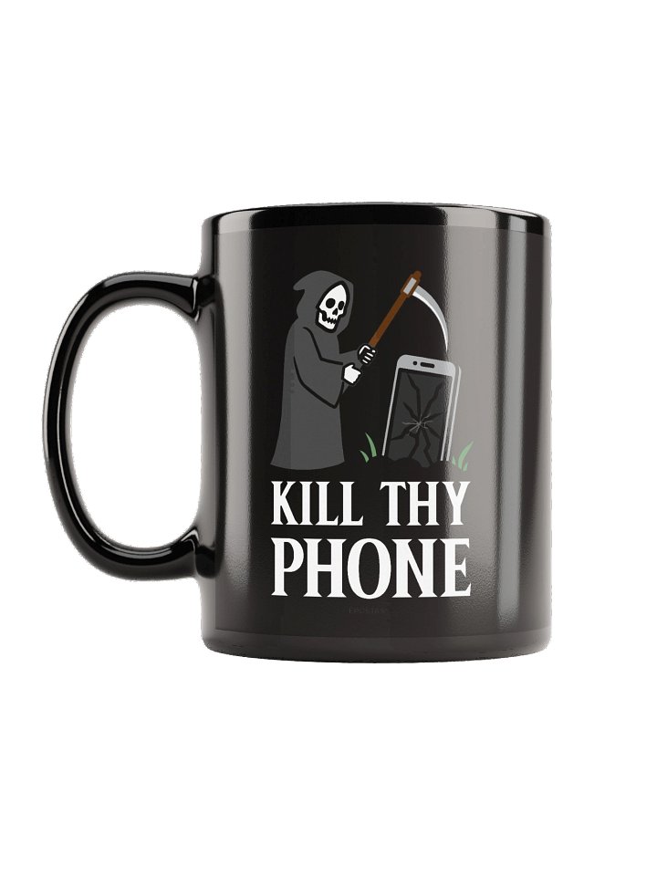 Kill Thy Phone Black Mug product image (1)