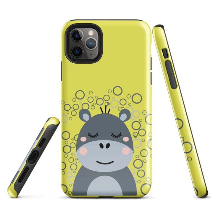 Blush Hippo iPhone® Tough Case product image (3)