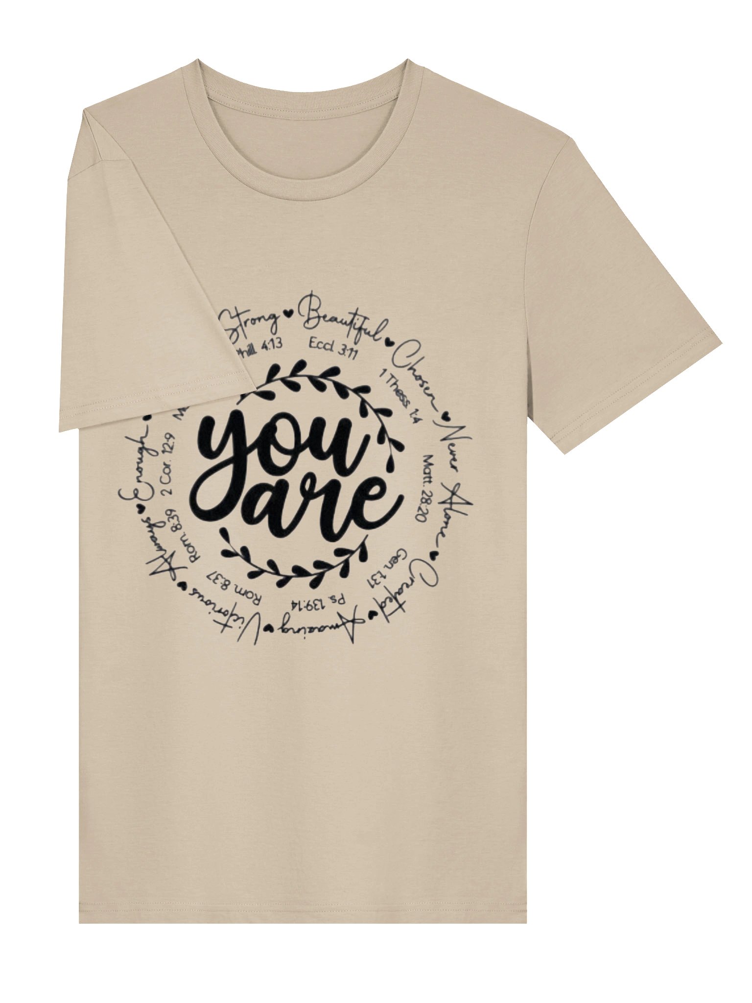 You Are Beautiful Christian T-Shirt – Psalm 139:14 Inspirational Faith Tee | Bible Verse Christian Gift | Unisex Apparel product image (3)