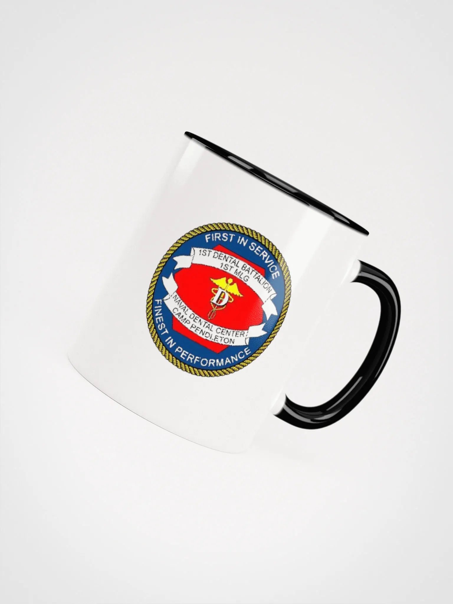 1st Dental Battalion: White Exterior/Black Interior product image (4)