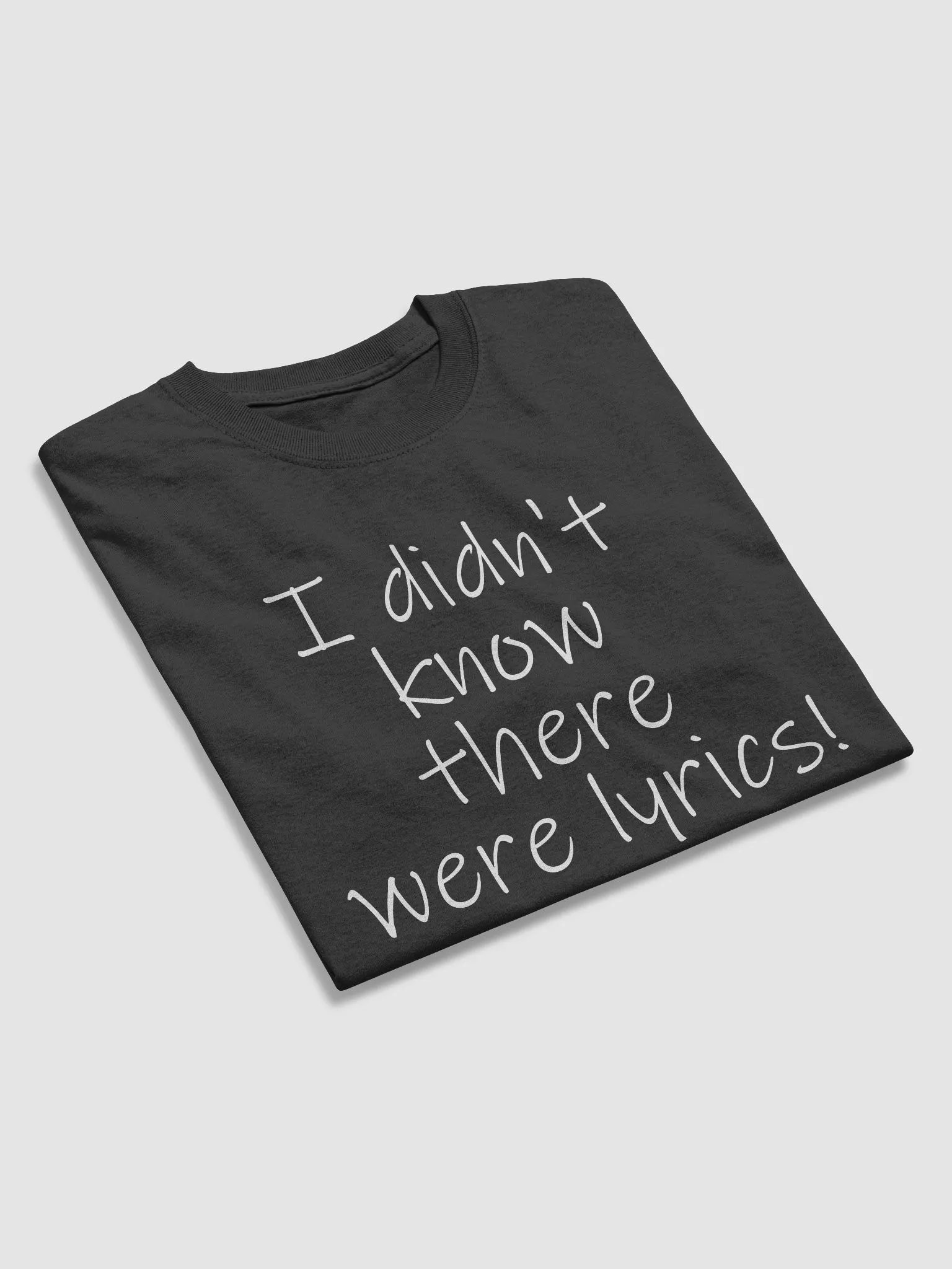 Lyrics? | Quote Shirt | EU & US product image (3)