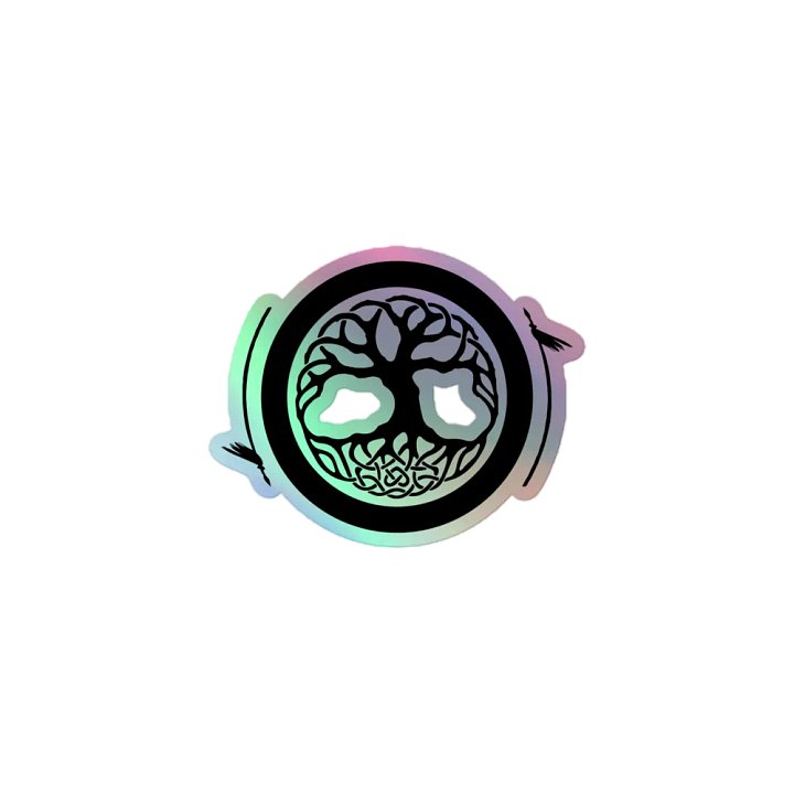 Iron Tree Dojo Black Holographic Logo Sticker product image (1)