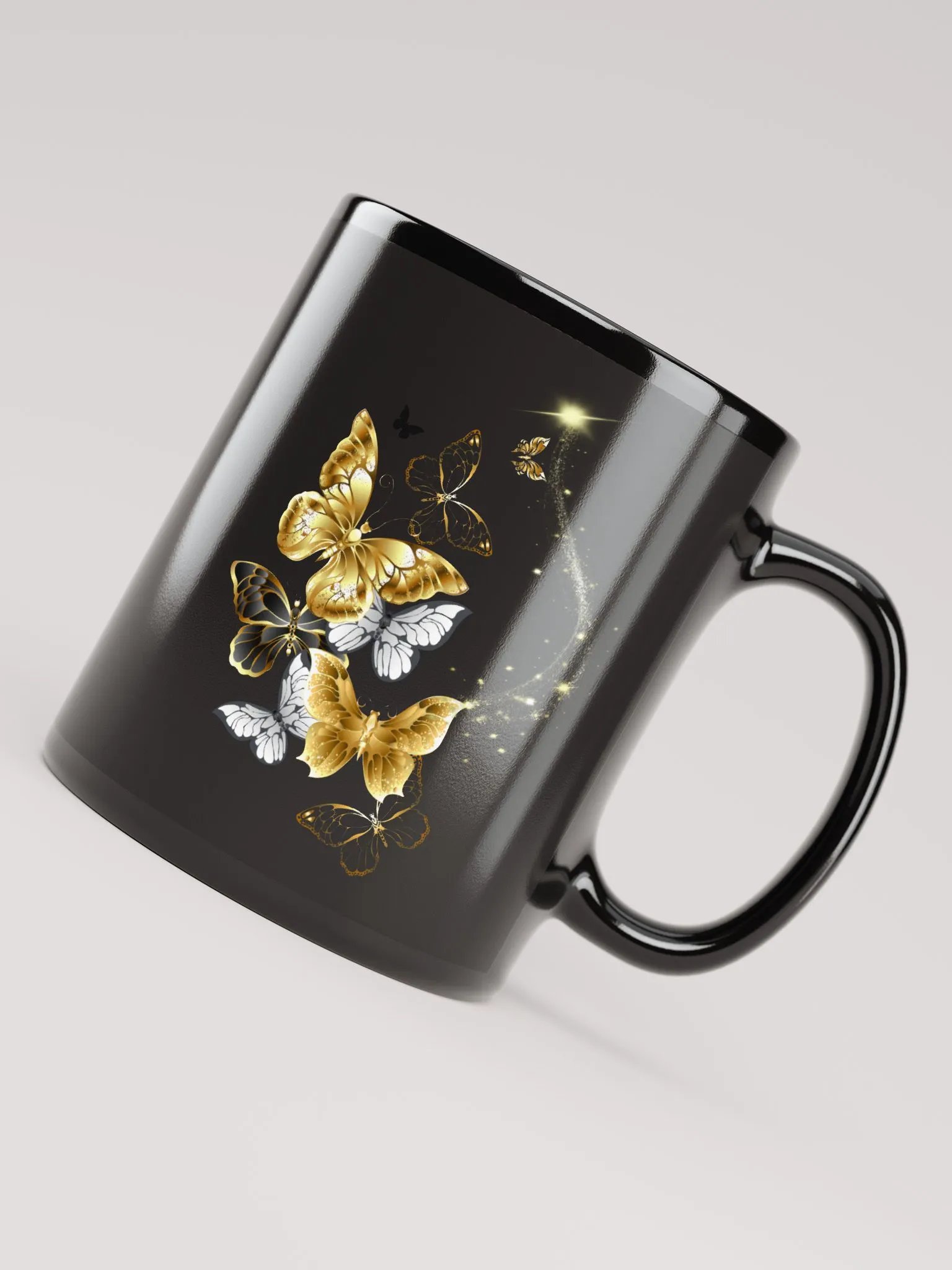 Golden Butterfly Whimsy Mug product image (8)
