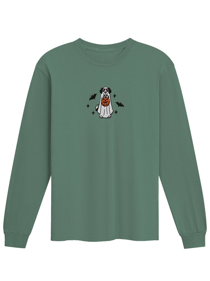 Halloween Bernese Mountain Dog Embroidered Long-sleeved T-Shirt product image (25)