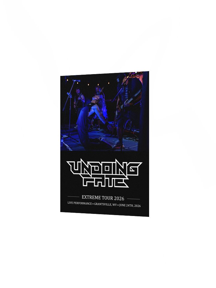 Undoing Fate – Extreme Tour 2026 Concert Poster product image (14)