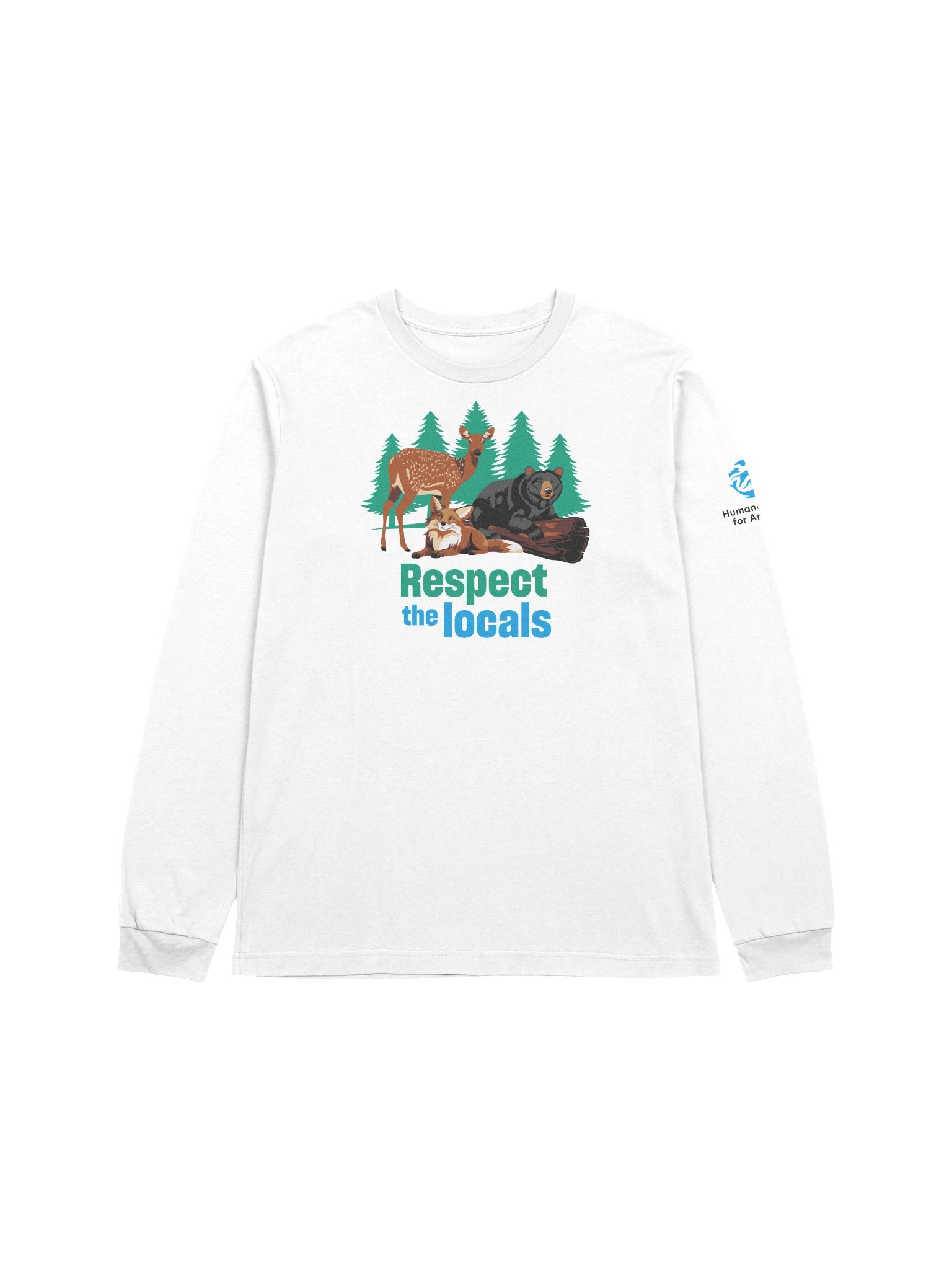 Respect the locals - Long sleeve tee product image (1)