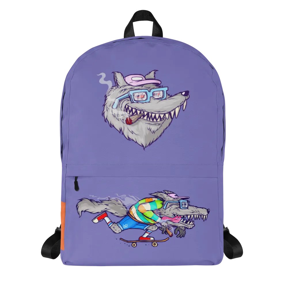 Young Wolf And Free Backpack product image (2)