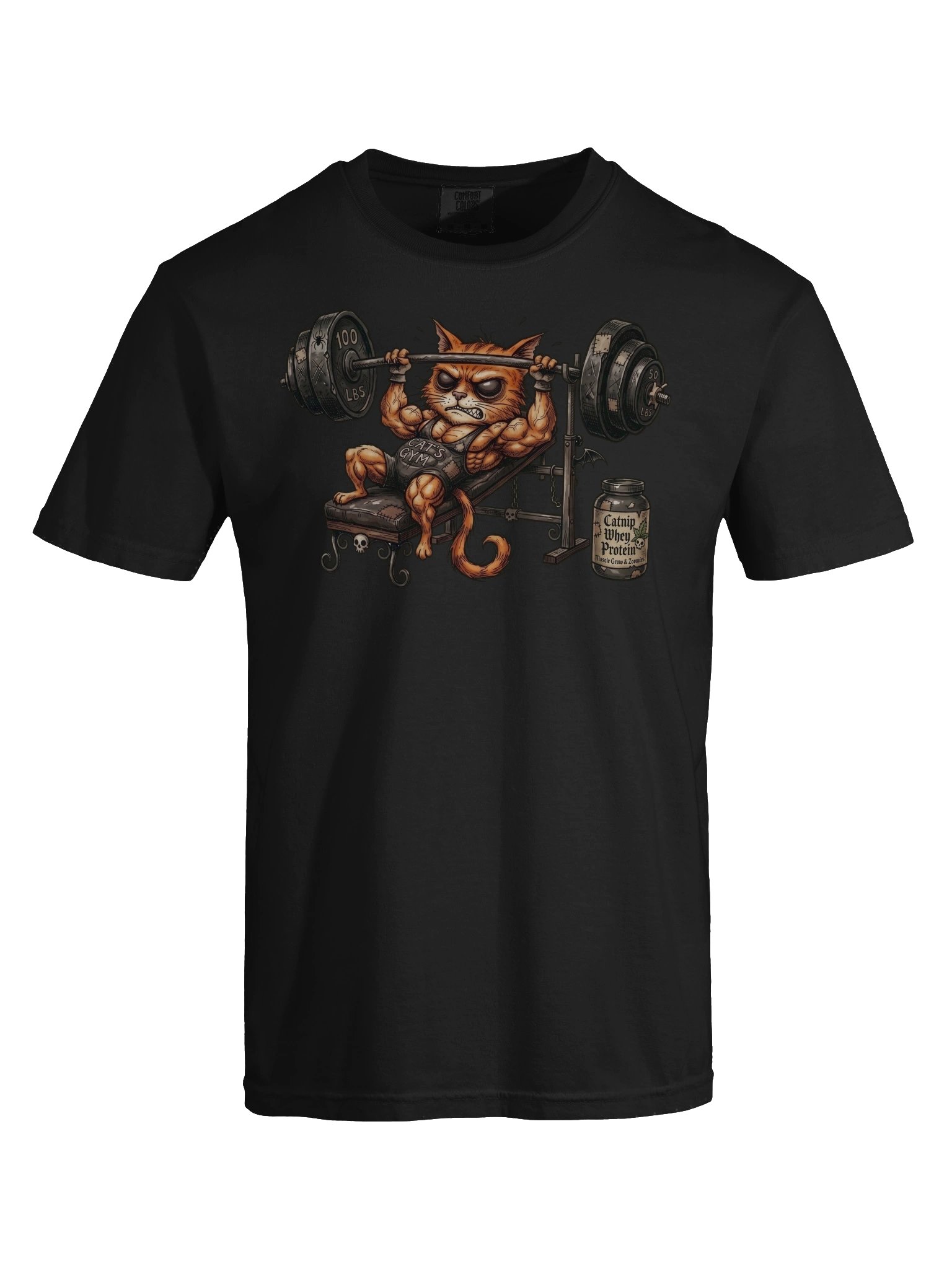 Gym Bench Press T-shirt product image (13)
