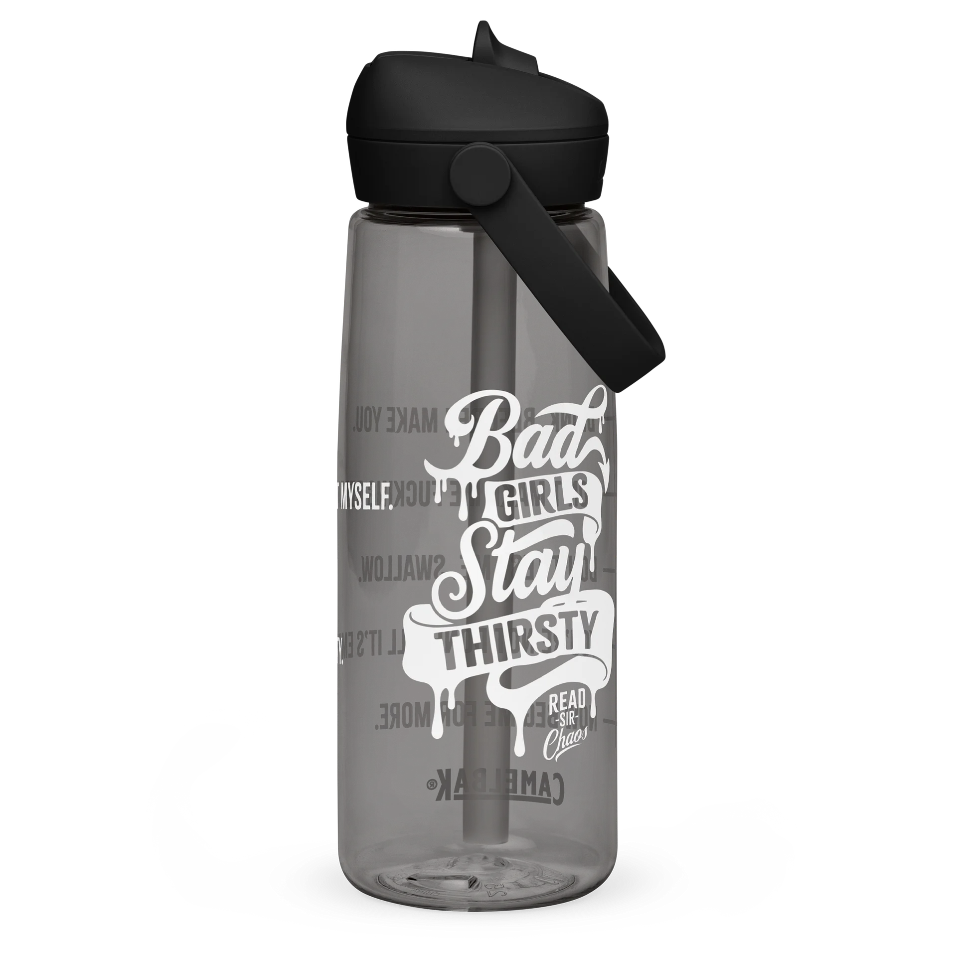 Bad Girls Stay Thirsty Flip Straw Bottle product image (12)