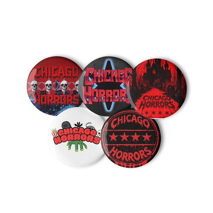 Chicago Horrors 5 Buttons Set product image (2)