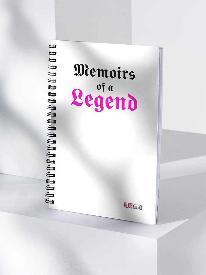 Memoirs of a Legend Spiral Notebook product image (1)