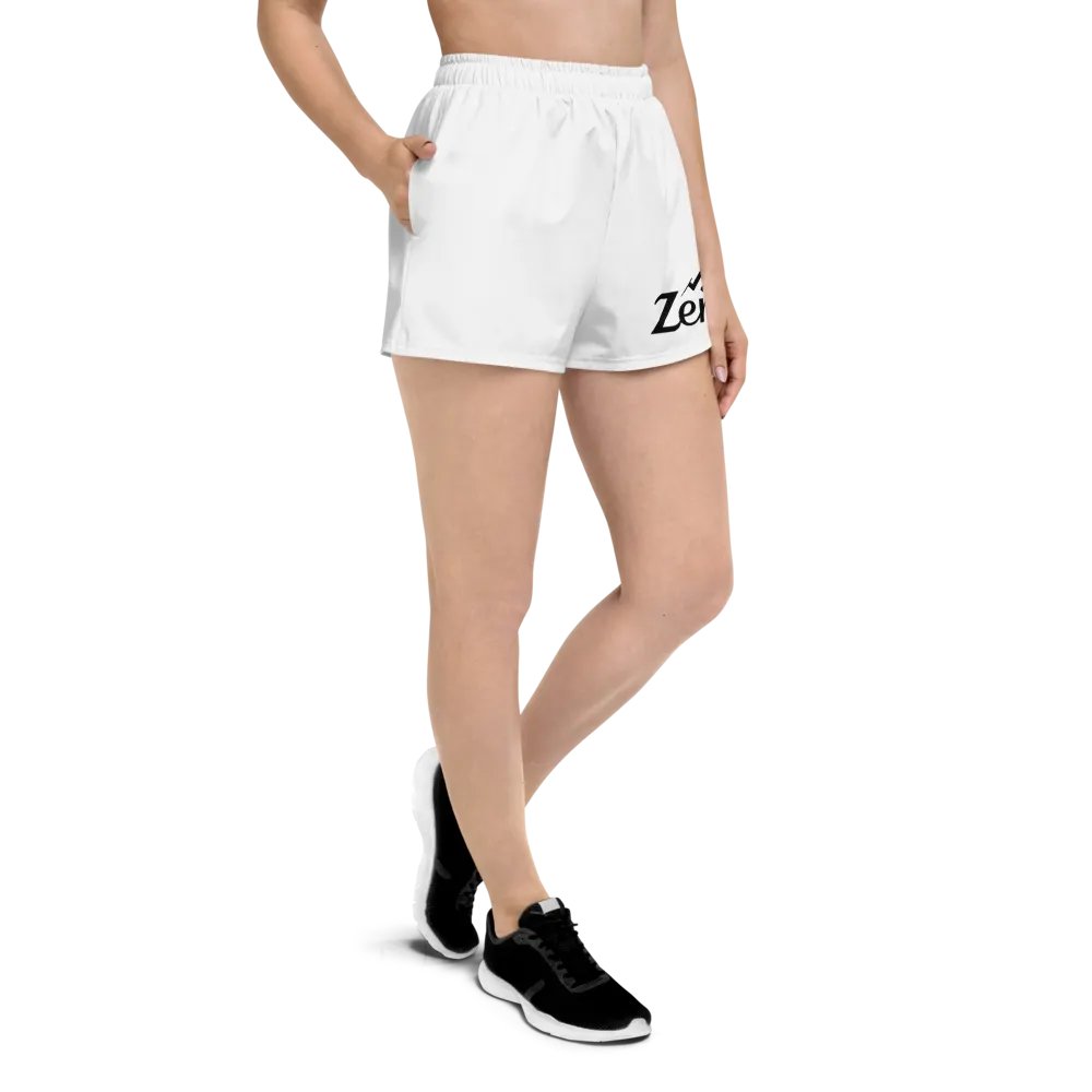 Zenith Unisex Athletic Shorts - Exclusive Design, White, Lightweight, Relaxed Fit product image (12)