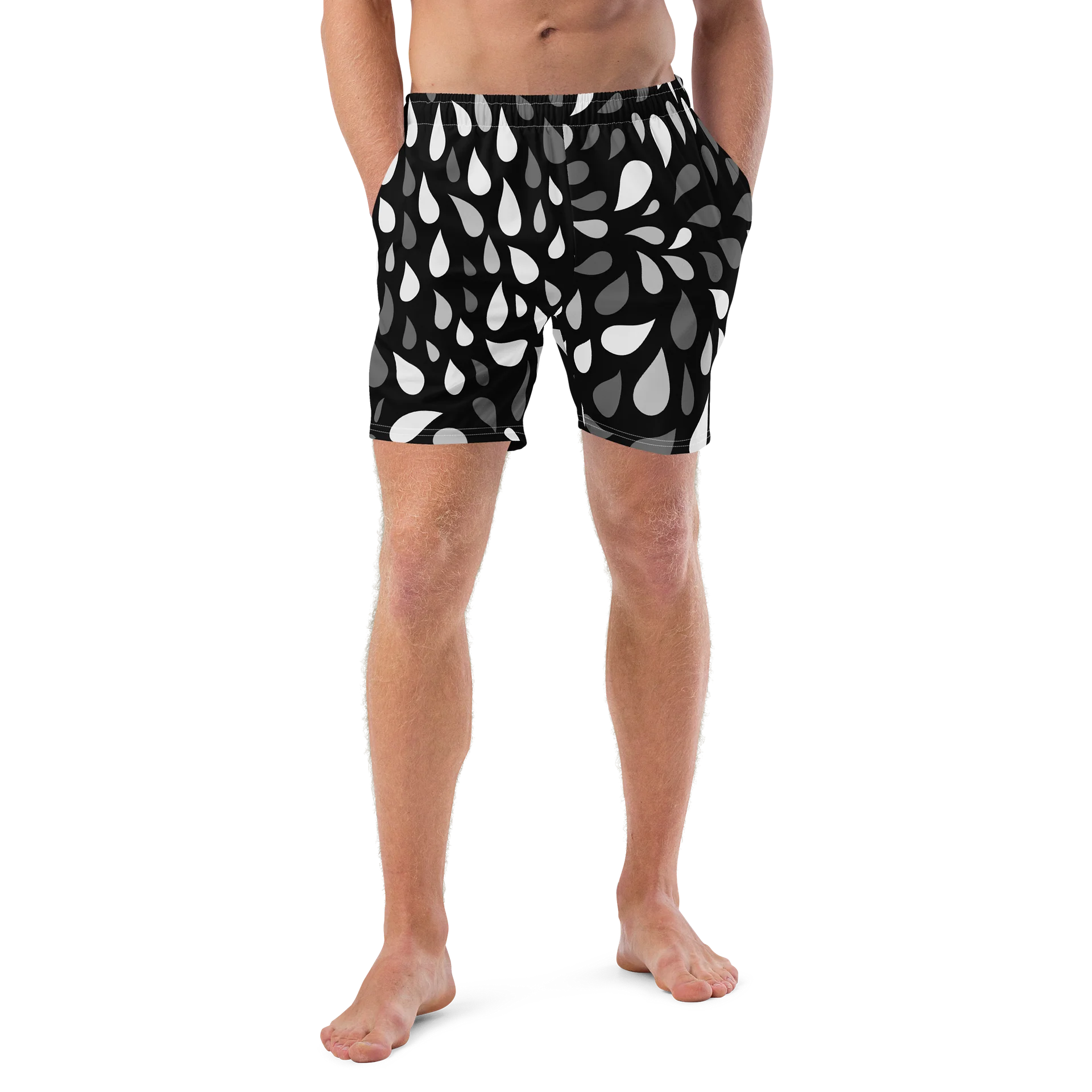 His House Mens Swimsuit - Black Wave product image (4)