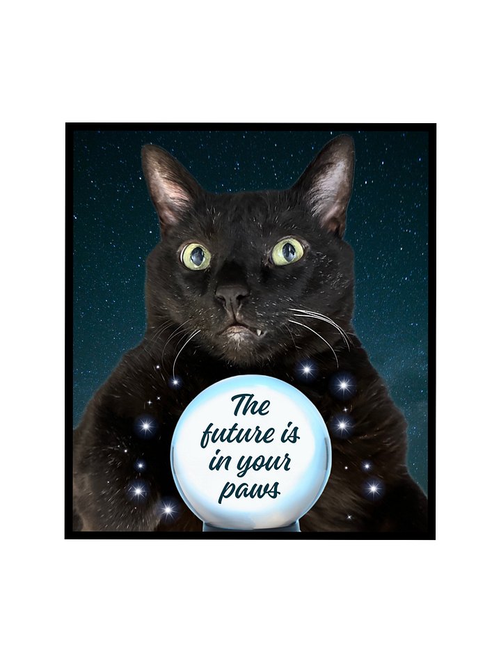 The Future Is in Your Paws sticker product image (1)