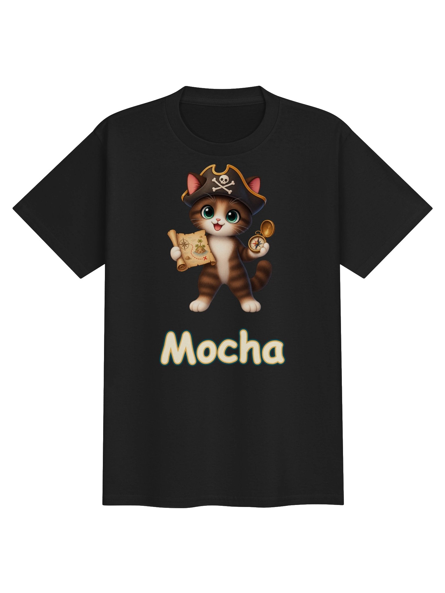 Mocha Treasure Navigator Youth T-Shirt product image (1)