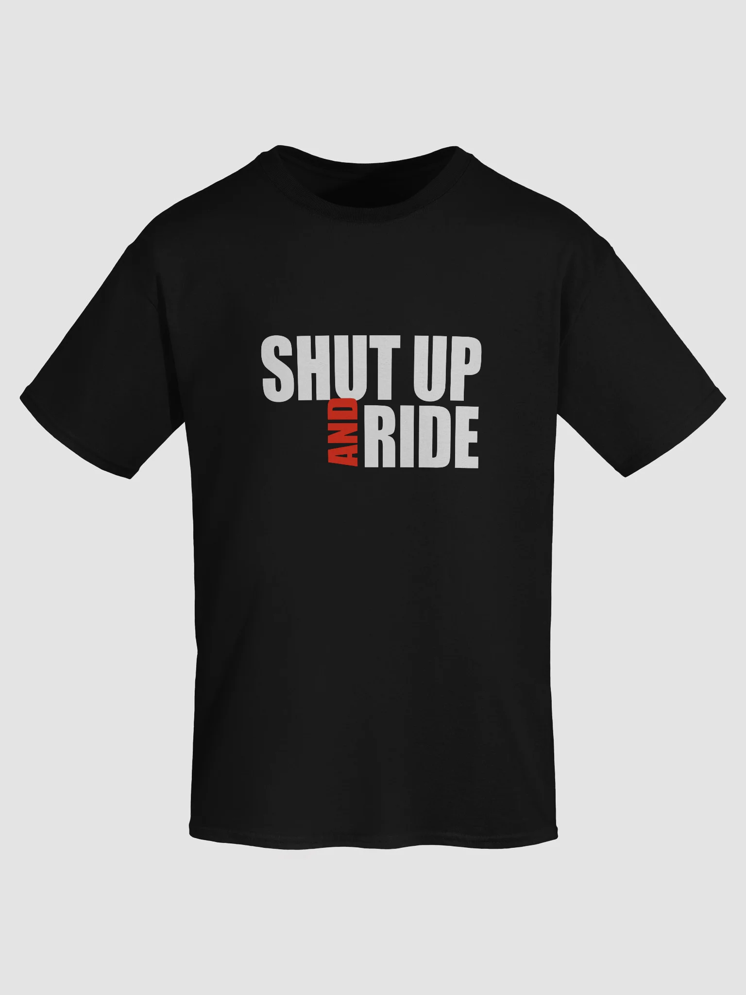 Shut Up and Ride Tee - Any Brand (Dark) product image (5)