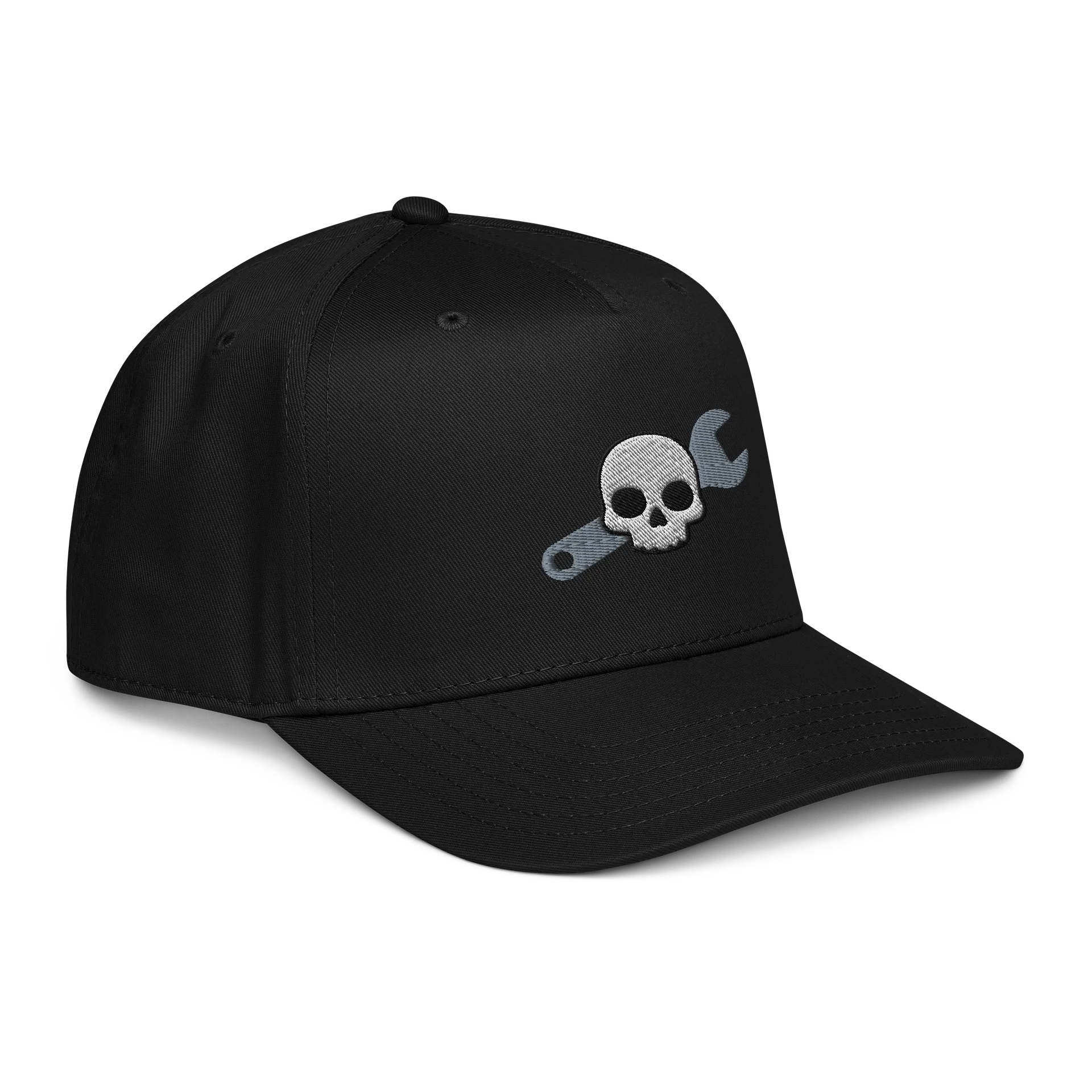 Rebel Rider Skull & Wrench Hat cap (Embroider) product image (3)