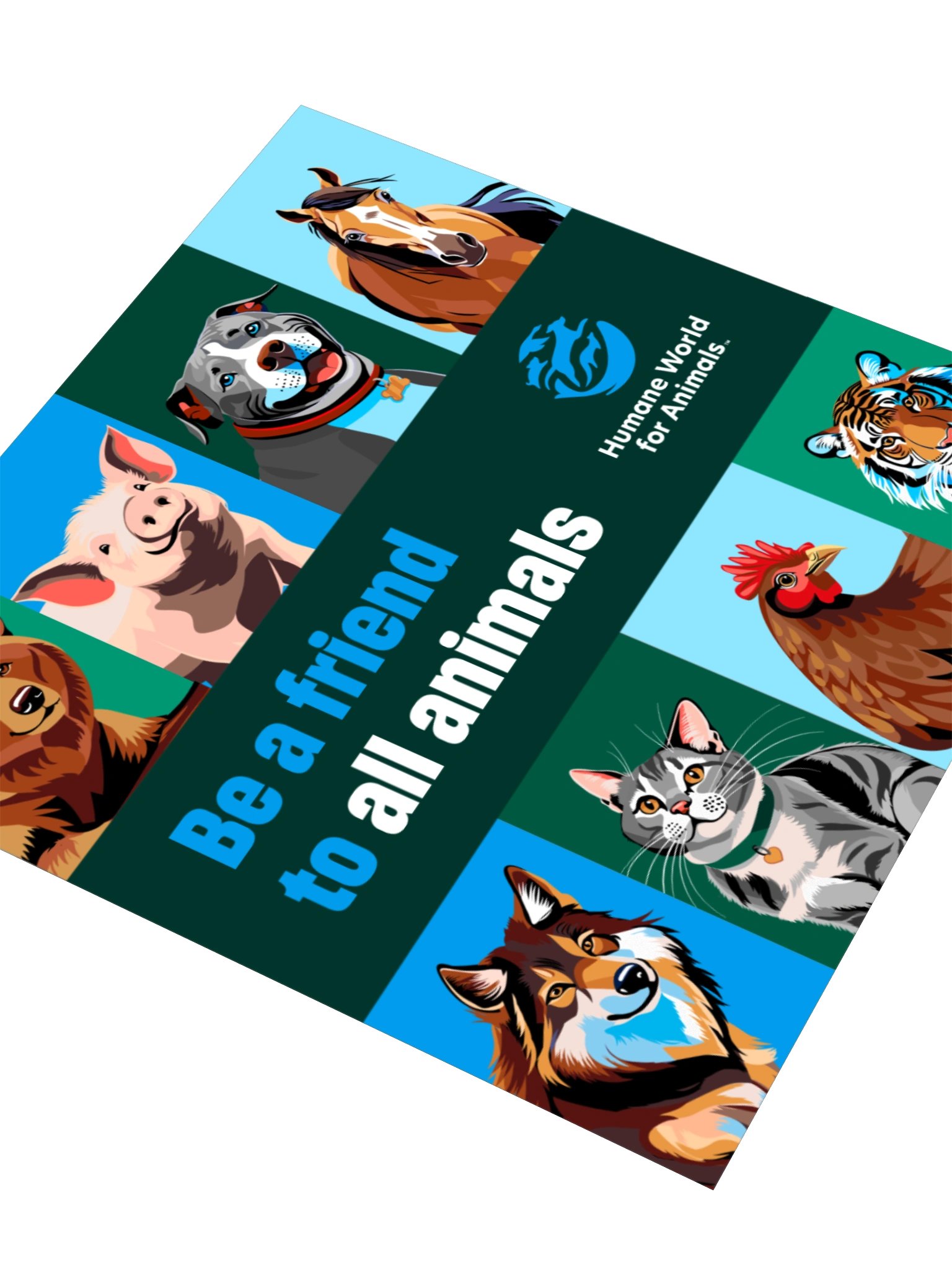 Be a friend to all animals - Sticker product image (4)