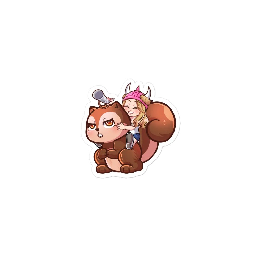 Squirrel Squad Leader Die-Cut Magnets product image (1)