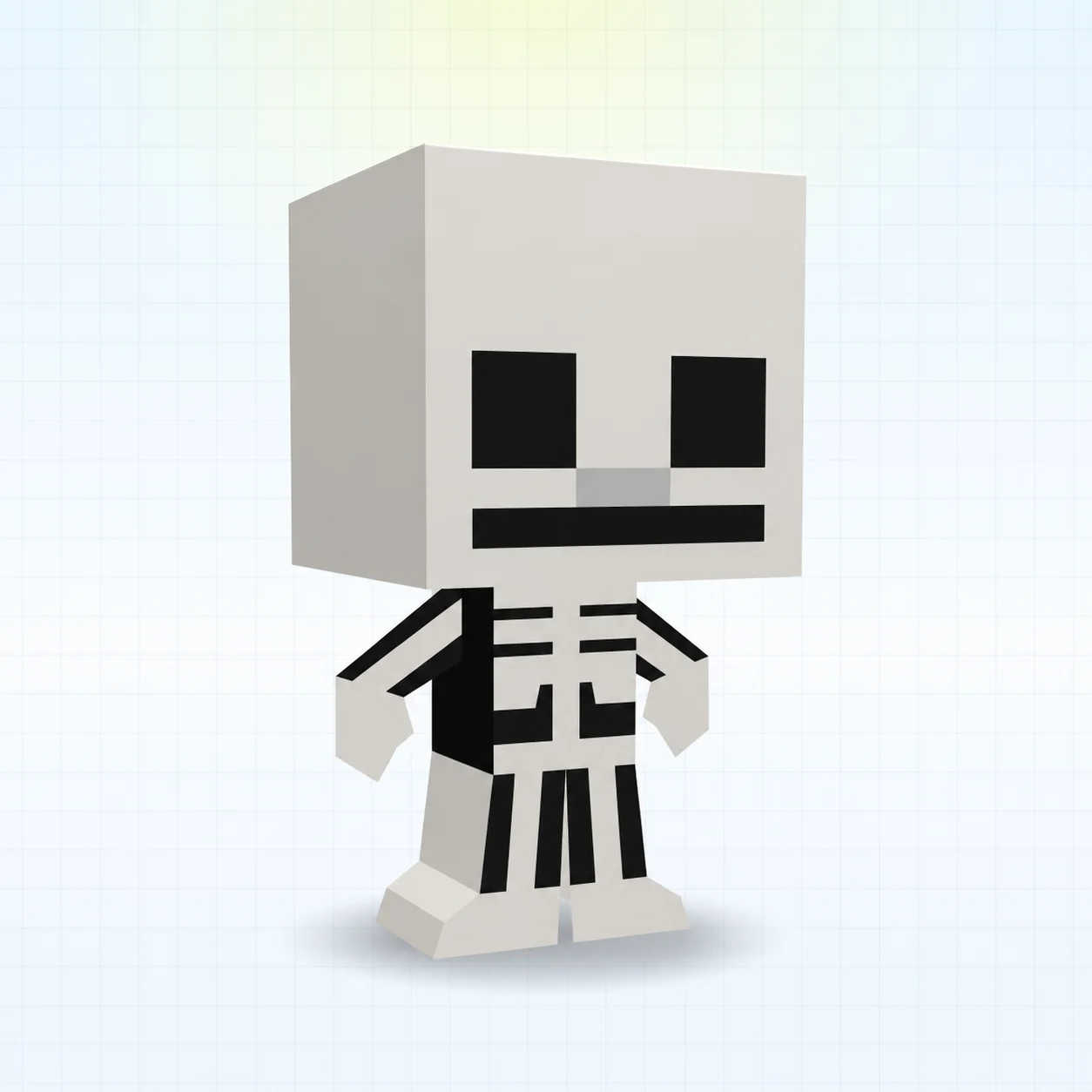 Skeleton papercraft product image (1)