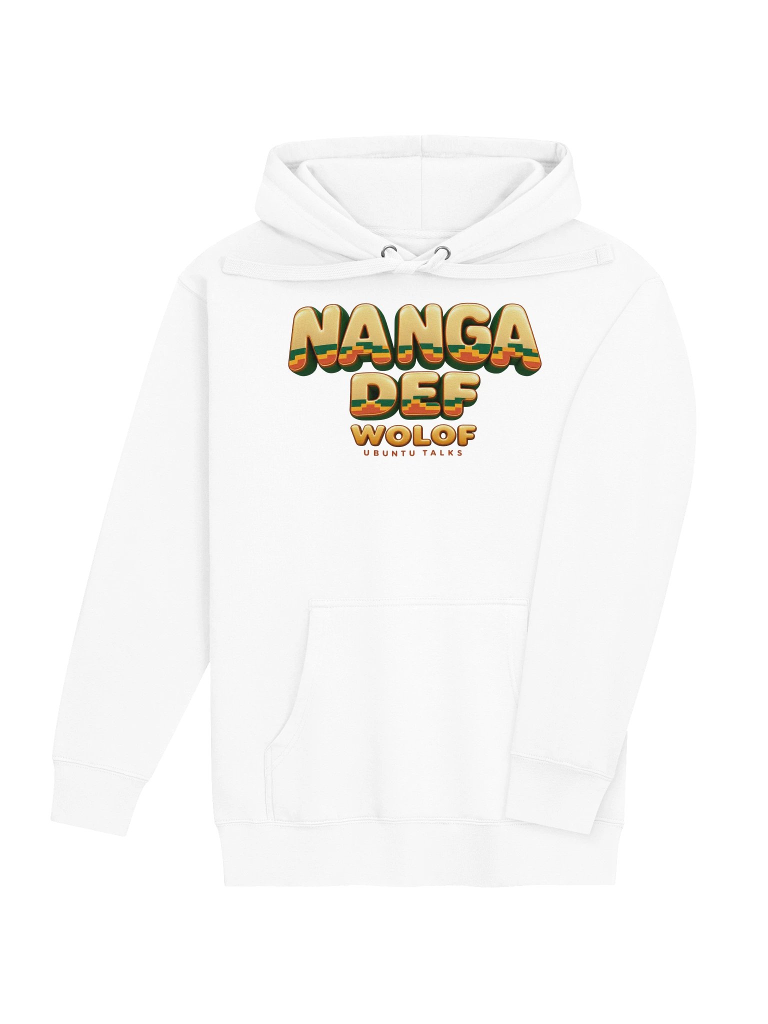 Ubuntu Talks Heritage — NA NGA DEF | Wolof Premium Hoodie product image (7)
