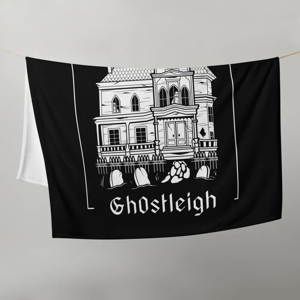The Haunted House Throw Blanket product image (10)