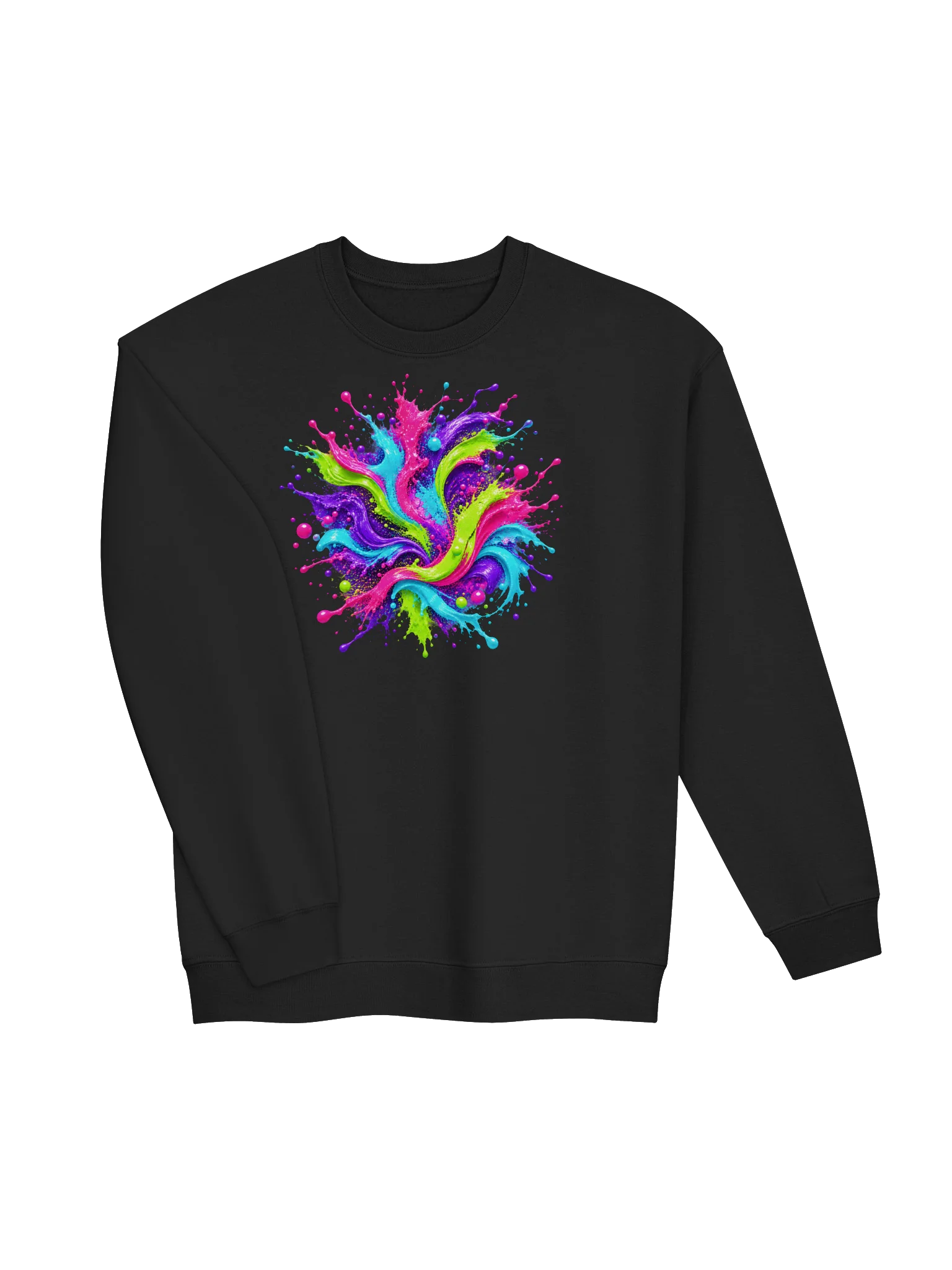 Unity Unleashed Neon Paint-Splatter Sweatshirt — Diversity • Individuality • Brotherhood product image (13)