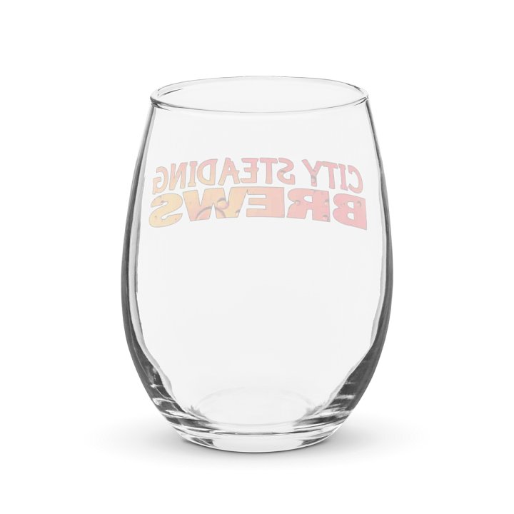 City Steading Brews Stemless Wine Glass product image (2)