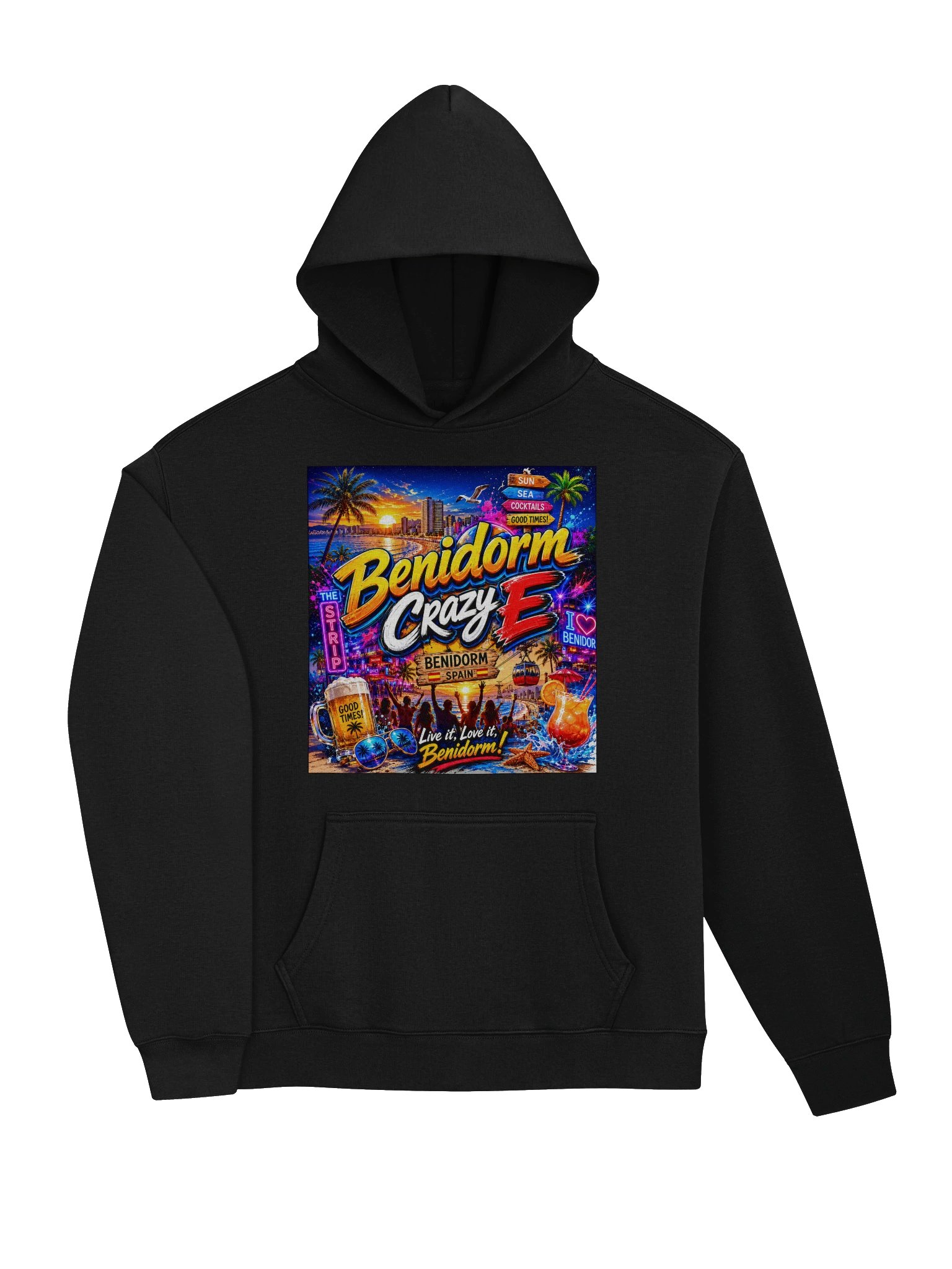 Benidorm Crazy E Sunset Vibes Hoodie product image (12)
