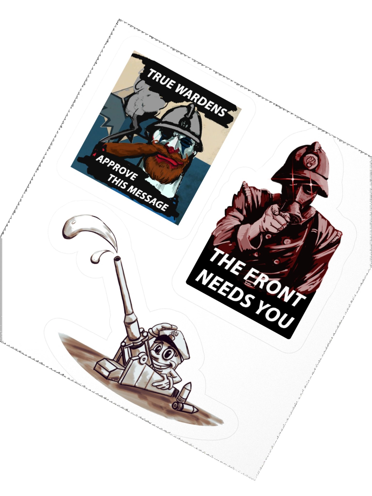 "Blue Rose" regiment Meme Sticker pack product image (5)