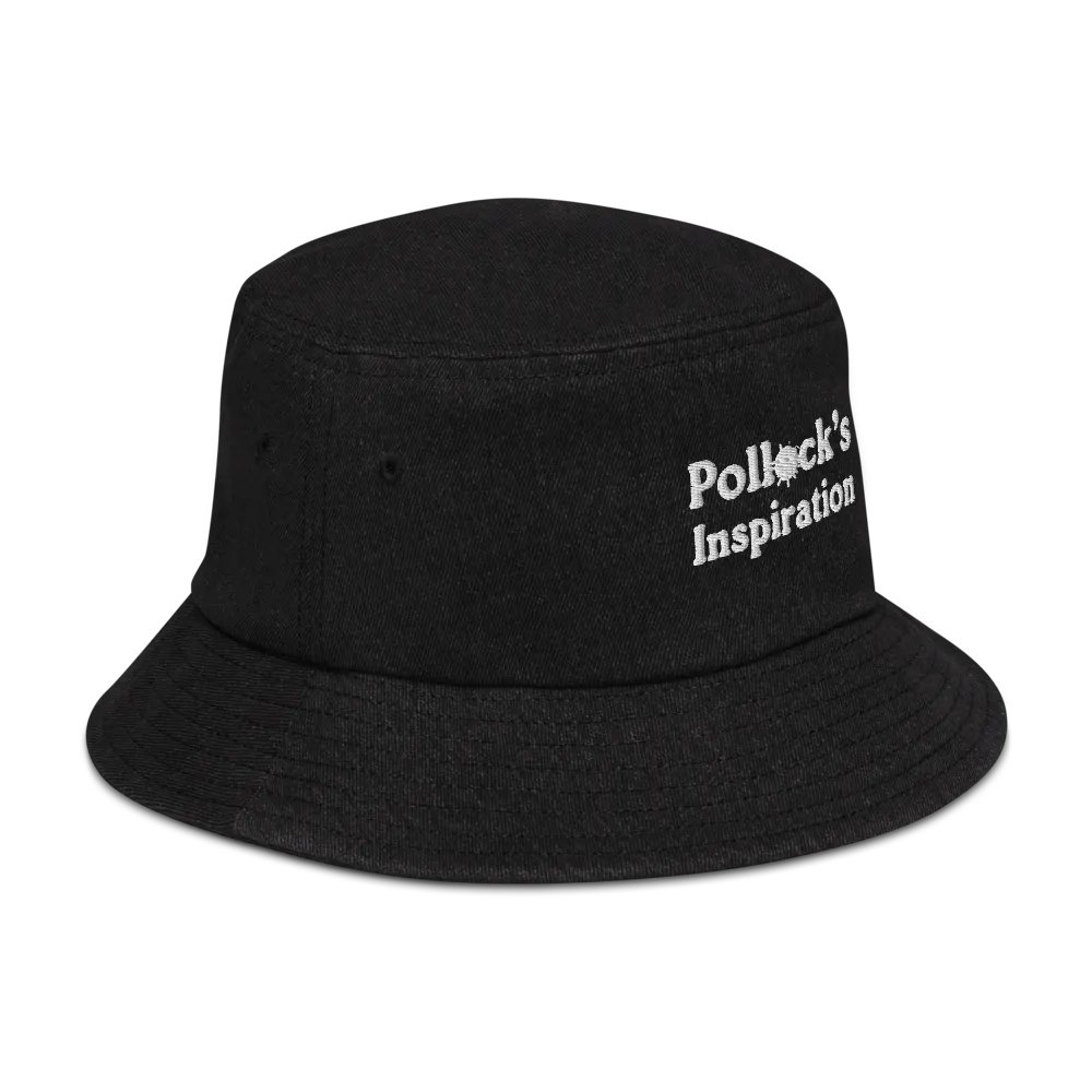 Pollock's Inspiration ( Denim Bucket Hat ) product image (3)
